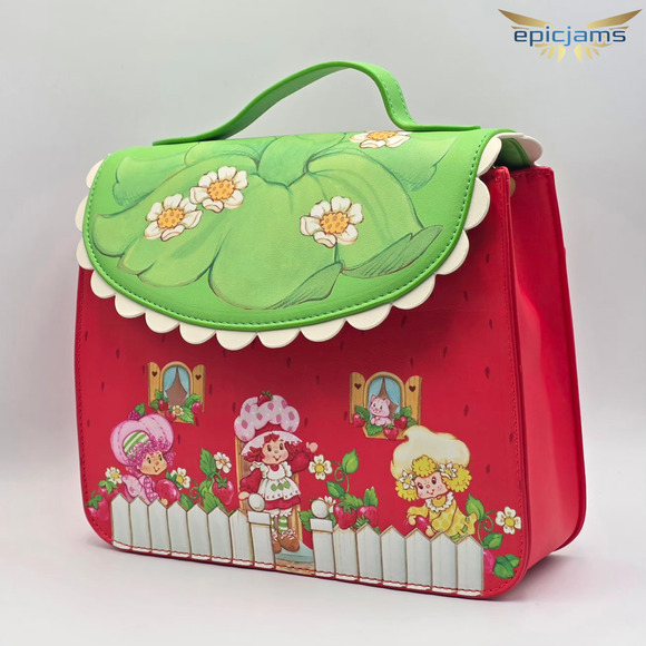 Strawberry Shortcake House Crossbody Bag New - Picture 3 of 6